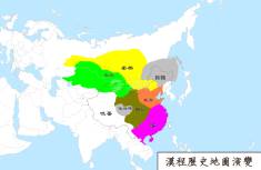南北朝地图（公元533年）