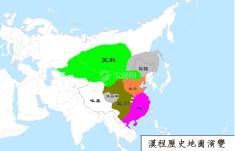 南北朝地图（公元573年）