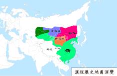 汉朝地图（公元8年）