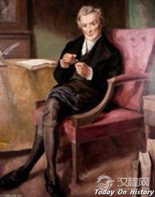 英国奴隶制度的推翻者威廉·威尔伯福斯逝世