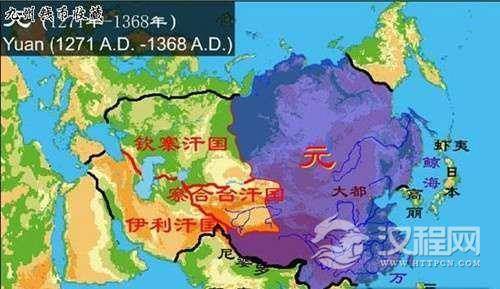 蒙古帝国四大汗国是哪四个？四大汗国怎样灭亡的