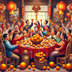 传统民俗中的吃福橘习俗