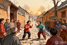 乡间“骂社火”,那震天的骂声,骂的真是邻里短长?