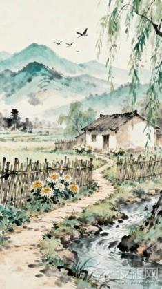 山水田园诗的哲学内核：陶渊明与王维的自然观比较