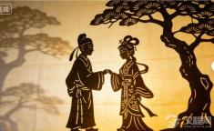 皮影戏中老槐树证婚的浪漫