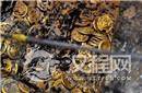 西汉古墓挖出黄金堆：马蹄金及75枚金饼