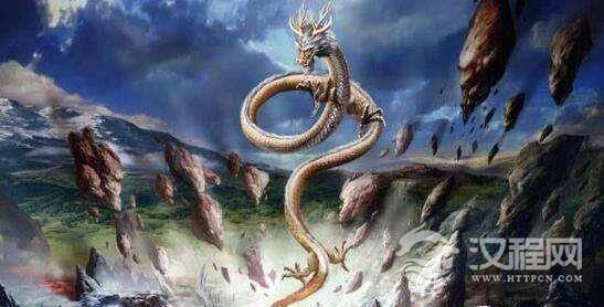 羽蛇神是玛雅神话中的神祇，形象和中国能腾云驾雾的龙十分相似