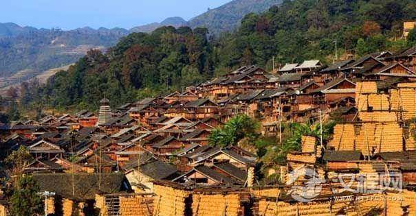 贵州占里村村貌