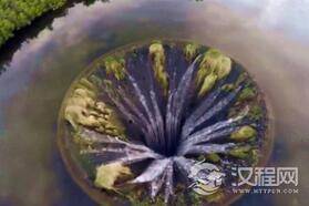 地球破洞：葡萄牙湖面有处洞孔水往下流