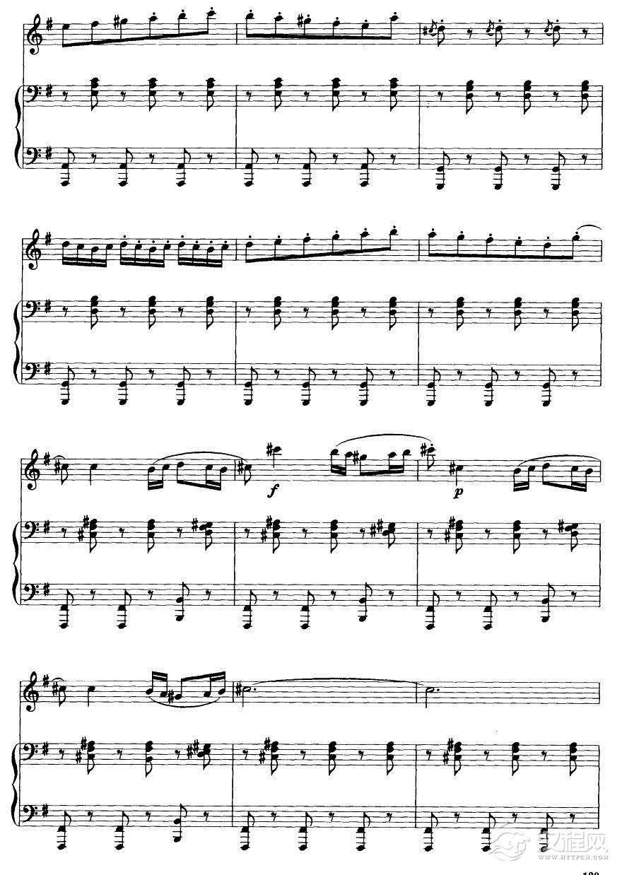 卡门主题幻想曲（钢伴谱）24二胡谱