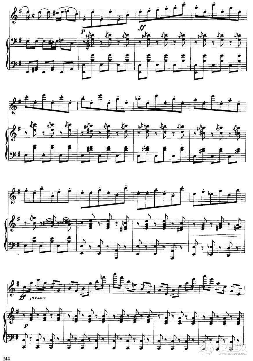 卡门主题幻想曲（钢伴谱）29二胡谱