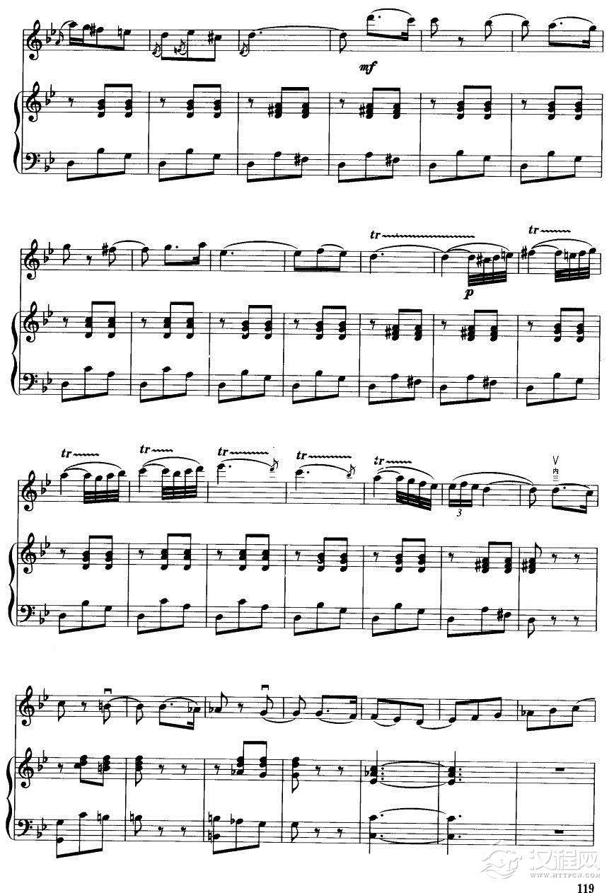 卡门主题幻想曲（钢伴谱）4二胡谱