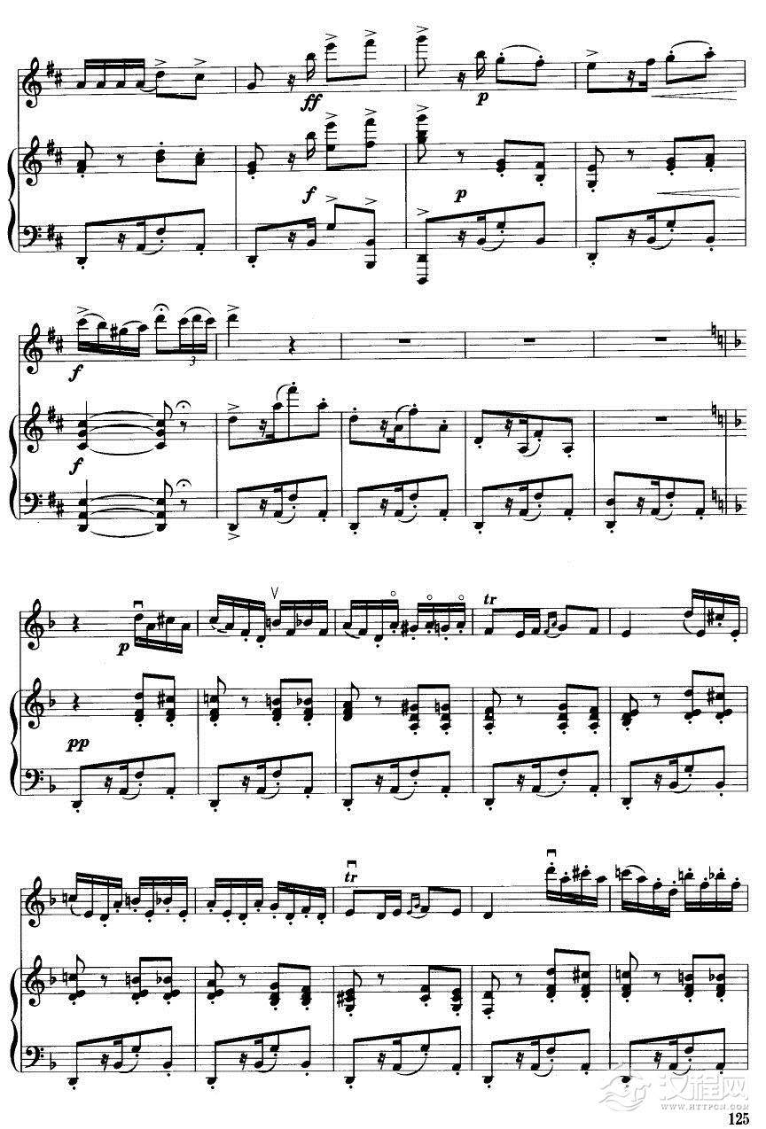 卡门主题幻想曲（钢伴谱）10二胡谱