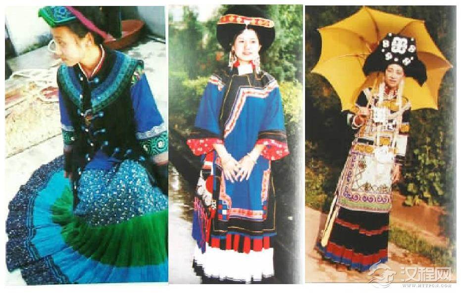 凉山彝族女式服饰