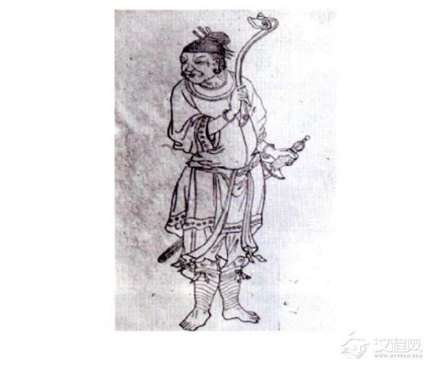 古代湘西苗族男子包头