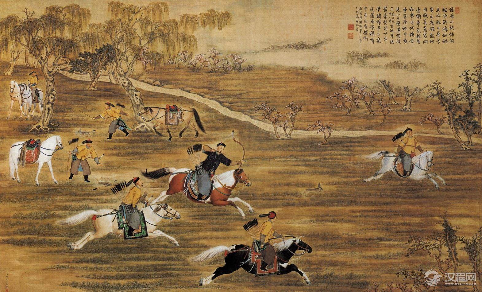 郎世宁 乾隆皇帝巡狩题材系列作品 北京故宫博物院藏 