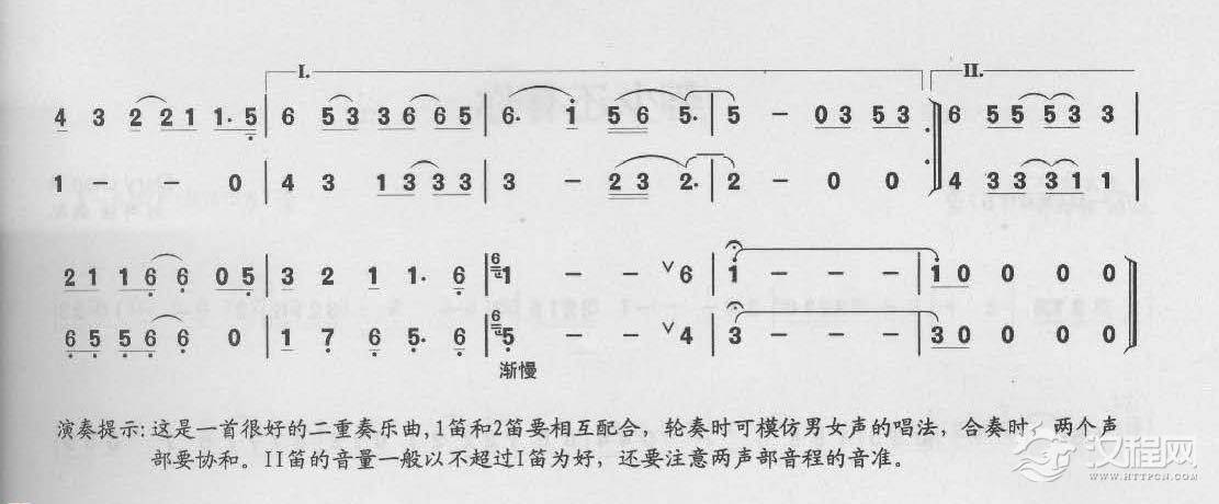 简单易学的竹笛独奏曲《我不够爱你》谢铭佑 曲