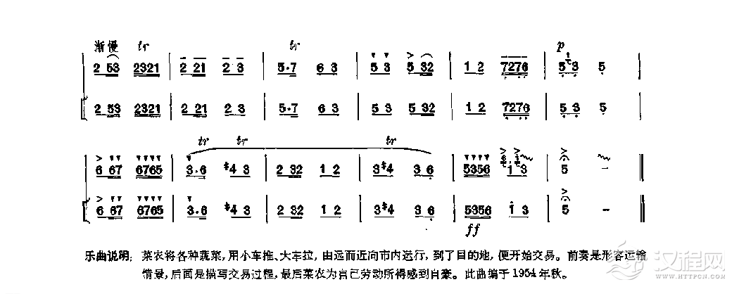 笛子独奏曲《卖菜》山西民歌