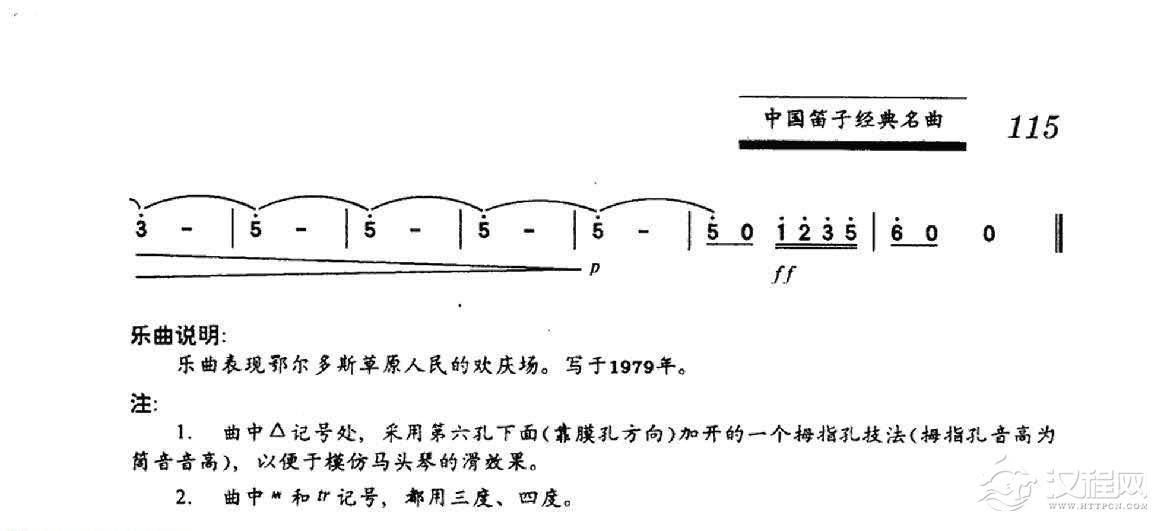 中国笛子名曲《鄂尔多斯的春天 李镇曲》