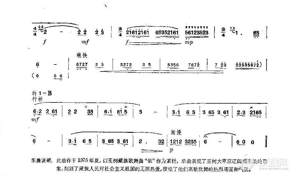 经典竹笛乐曲《玉树草原之春》张谷密曲