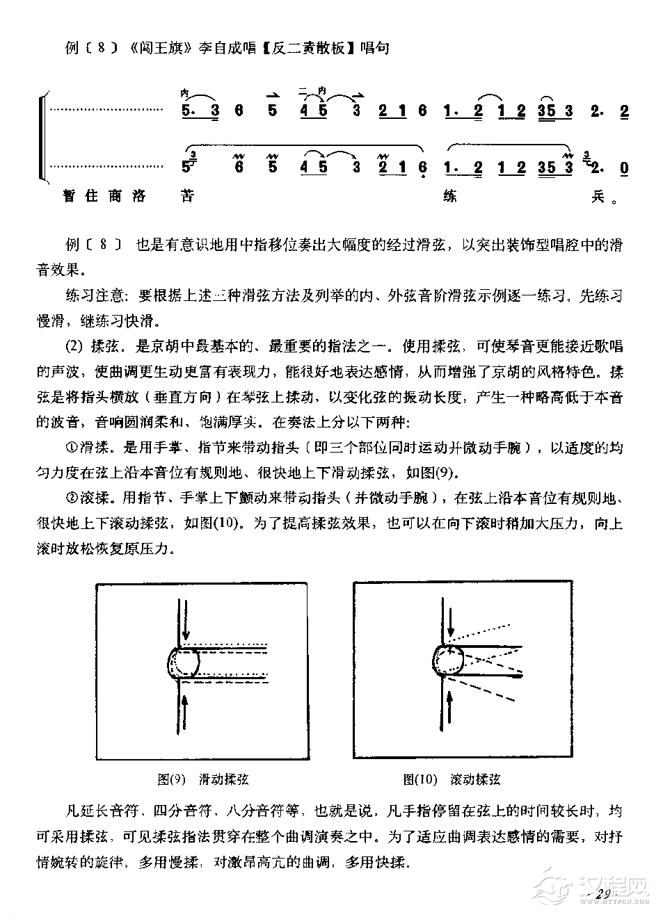 京胡指法图文详细介绍