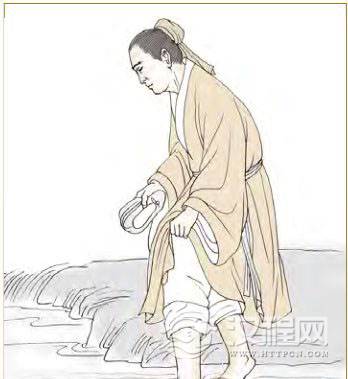 咸卦第一爻，爻辞：初六：咸其拇。