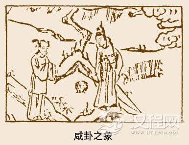 咸卦卦象，泽山咸卦的象征意义