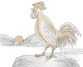 中孚卦第六爻，爻辞：上九：翰音登于天，贞凶