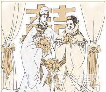 大过卦第五爻，爻辞：九五：枯杨生华，老妇得
