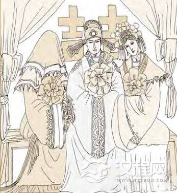 归妹卦第一爻，爻辞：初九：归妹以娣，跛能履