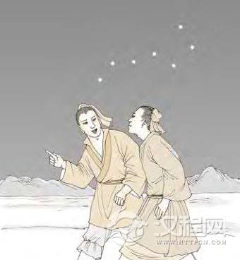 丰卦第四爻，爻辞：九四：丰其蔀，日中见斗；
