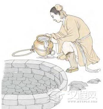 井卦第一爻，爻辞：初六：井泥不食，旧井无禽