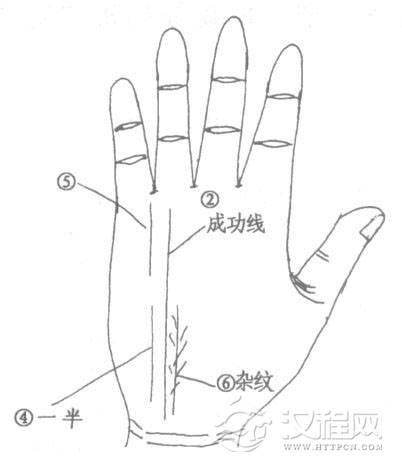 手相成功线（太阳线）相法总论