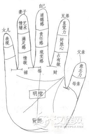 手相算命：手掌、手指手相各种意象