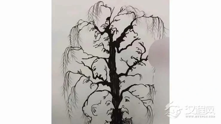 你从图片中看到了几张人脸？测你的智慧有多高