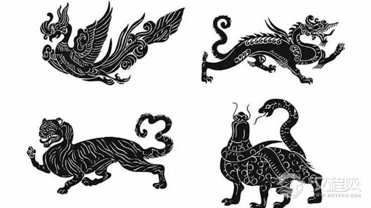 左青龙右白虎，前朱雀后玄武，四大神兽是何来历，分别代表什么？